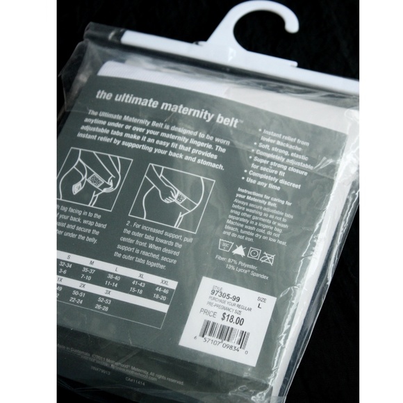 Motherhood Maternity Support Belt Ultimate Relief Adjustable PG Belly Band - Picture 5 of 8